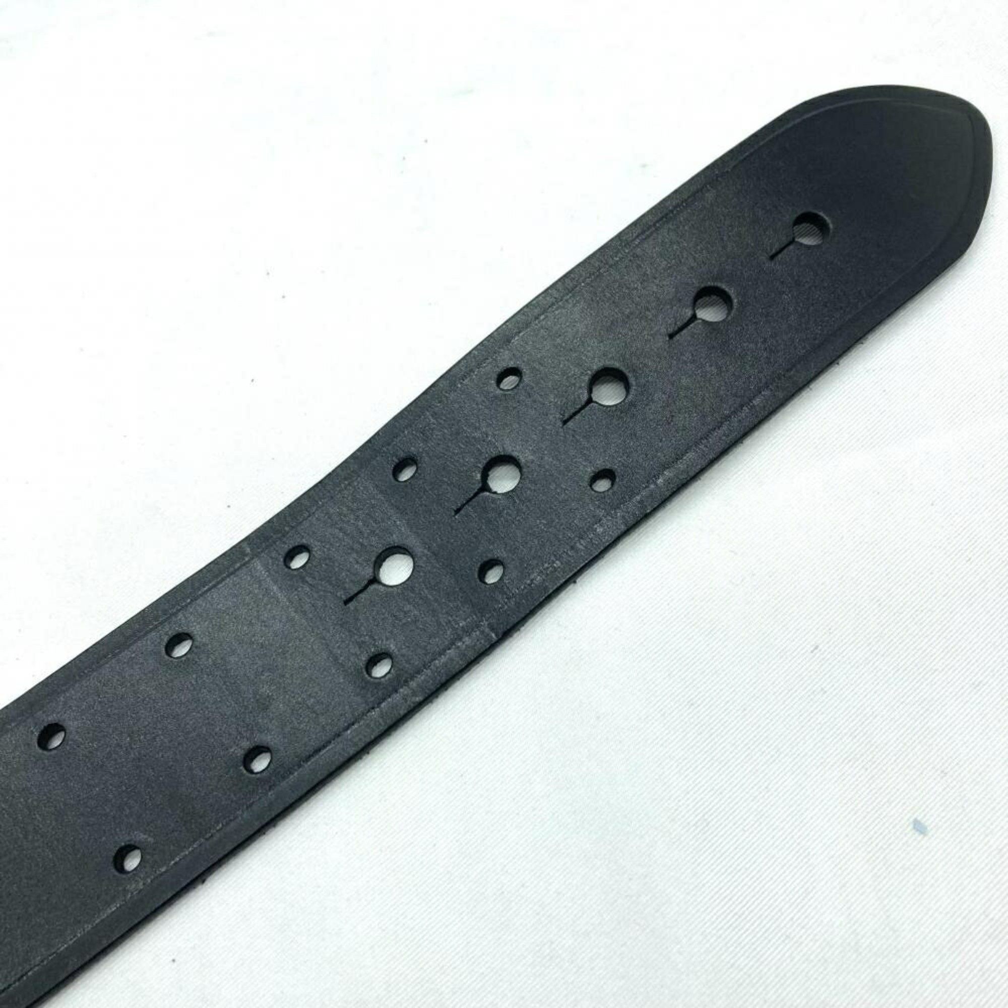 Yves Saint Laurent Yves Saint Laurent Leather Belt Black Size ONE SIZE - 8 Thumbnail