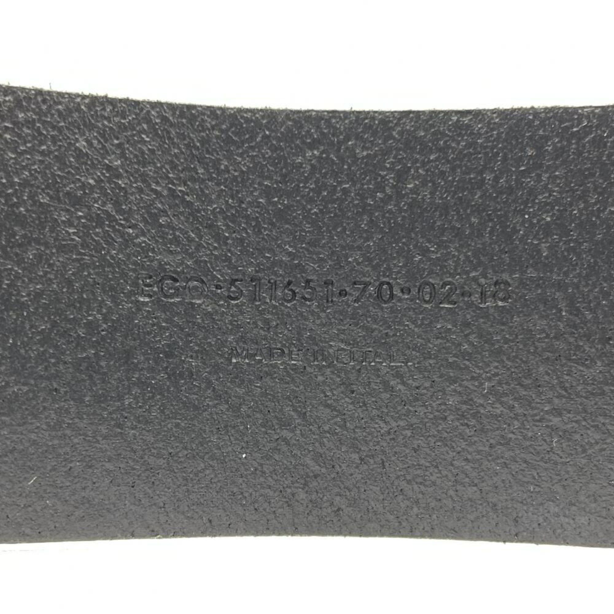 Yves Saint Laurent Yves Saint Laurent Leather Belt Black Size ONE SIZE - 7 Thumbnail