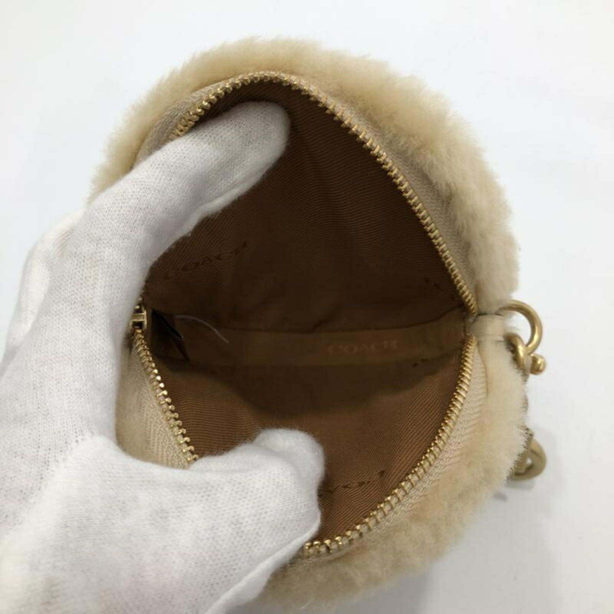 Coach COACH Wallet, Coin Case, Shearling CN121 Coach Boa Size ONE SIZE - 4 Thumbnail