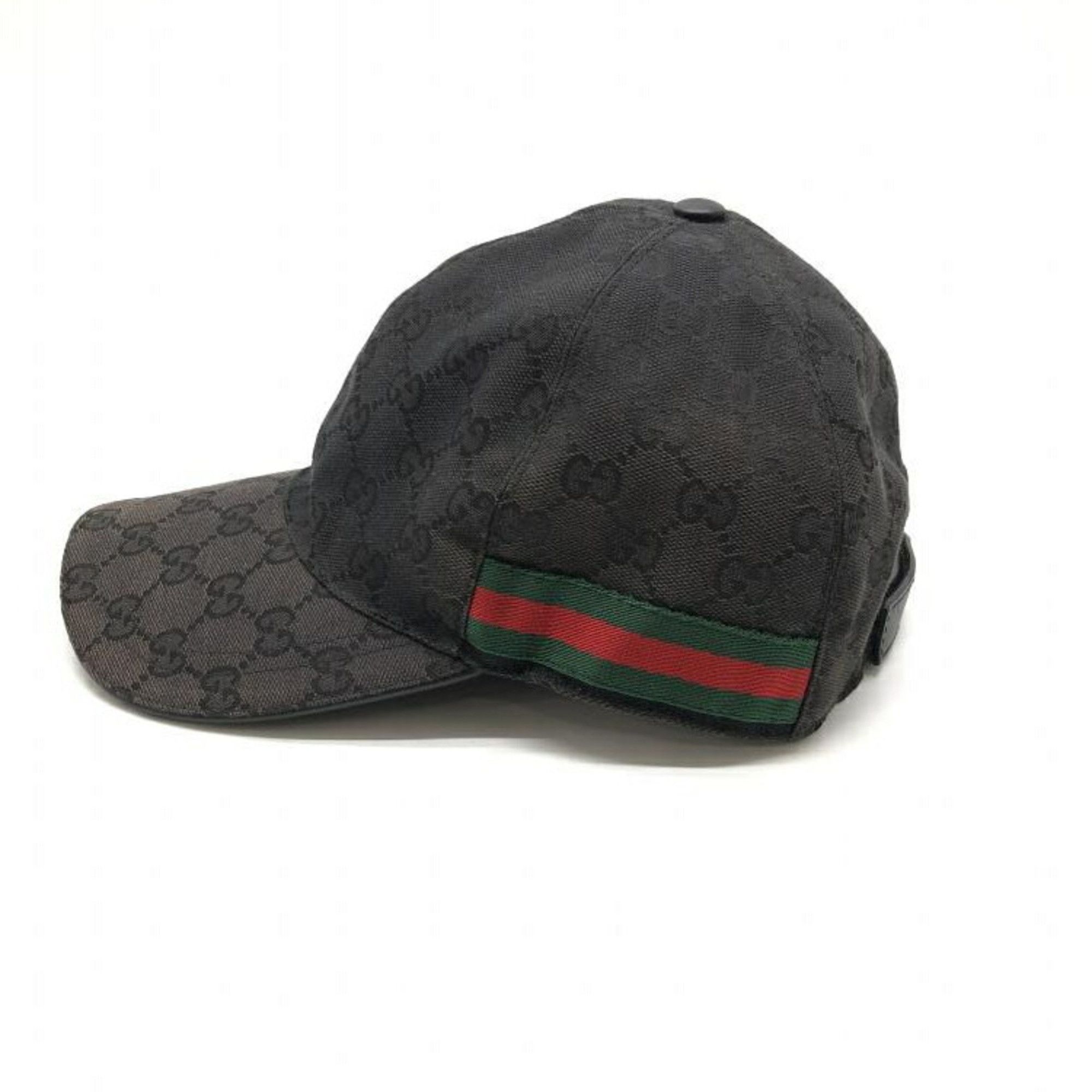 Gucci GUCCI GG canvas baseball cap, black, size L, sun damaged, Gucci Size ONE SIZE - 2 Thumbnail