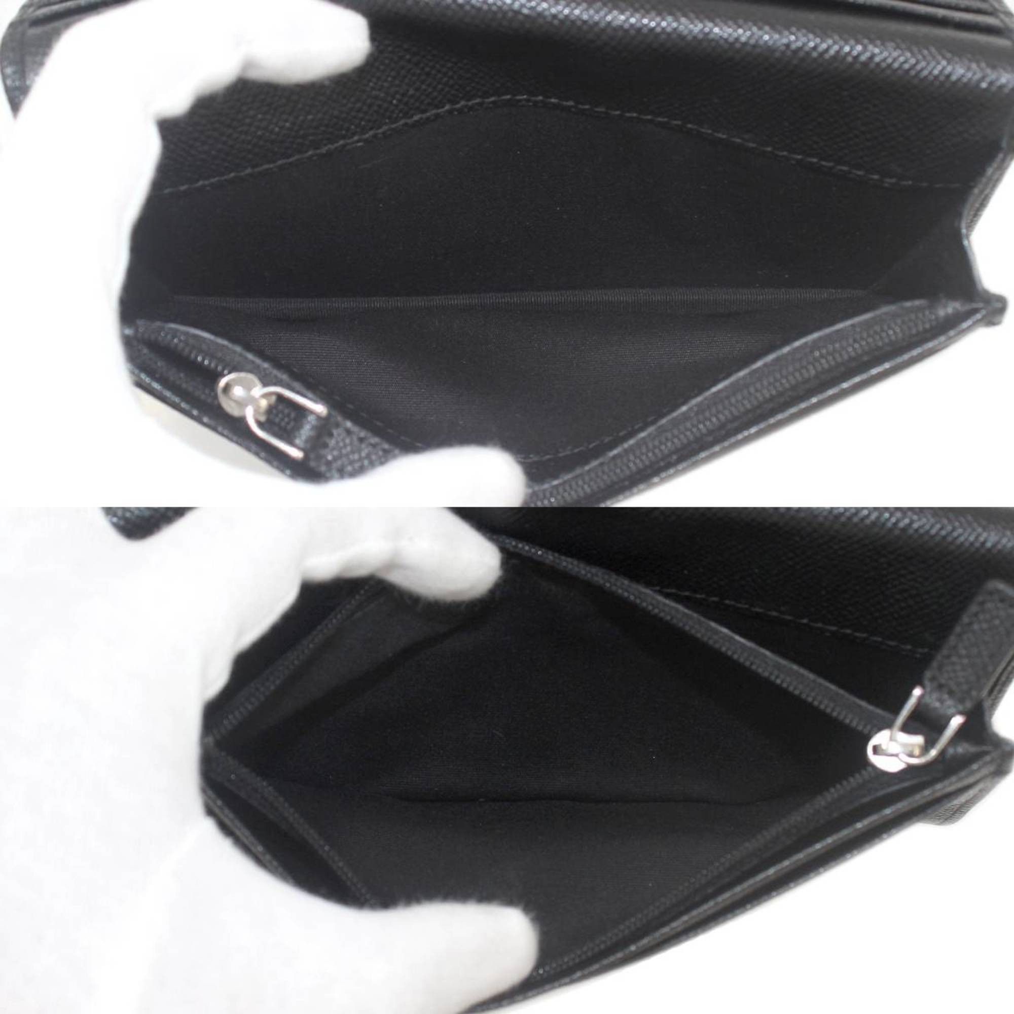 Bvlgari BVLGARI Bulgari Bi-fold Long Wallet Leather Black 2721361 Y Size ONE SIZE - 7 Thumbnail