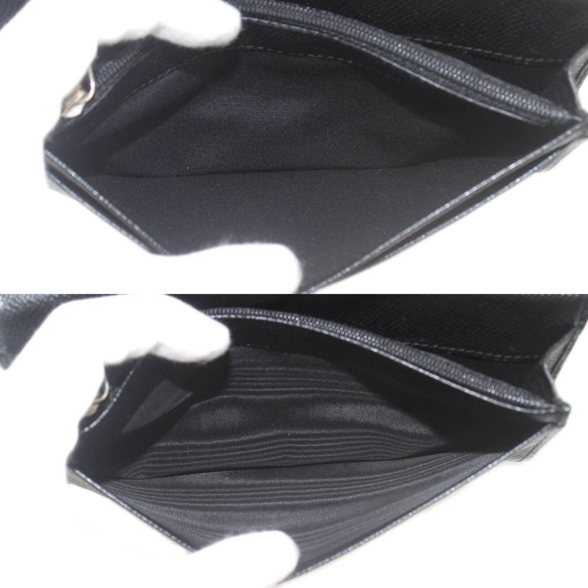 Bvlgari BVLGARI Bulgari Bi-fold Long Wallet Leather Black 2721361 Y Size ONE SIZE - 9 Thumbnail