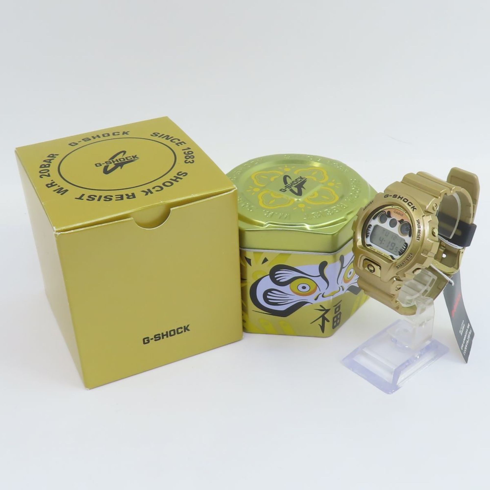 Casio CASIO G-SHOCK DW-6900GDA-9JR Daruma NEVER GIVE UP Quartz Wristwatch Size ONE SIZE - 7 Thumbnail