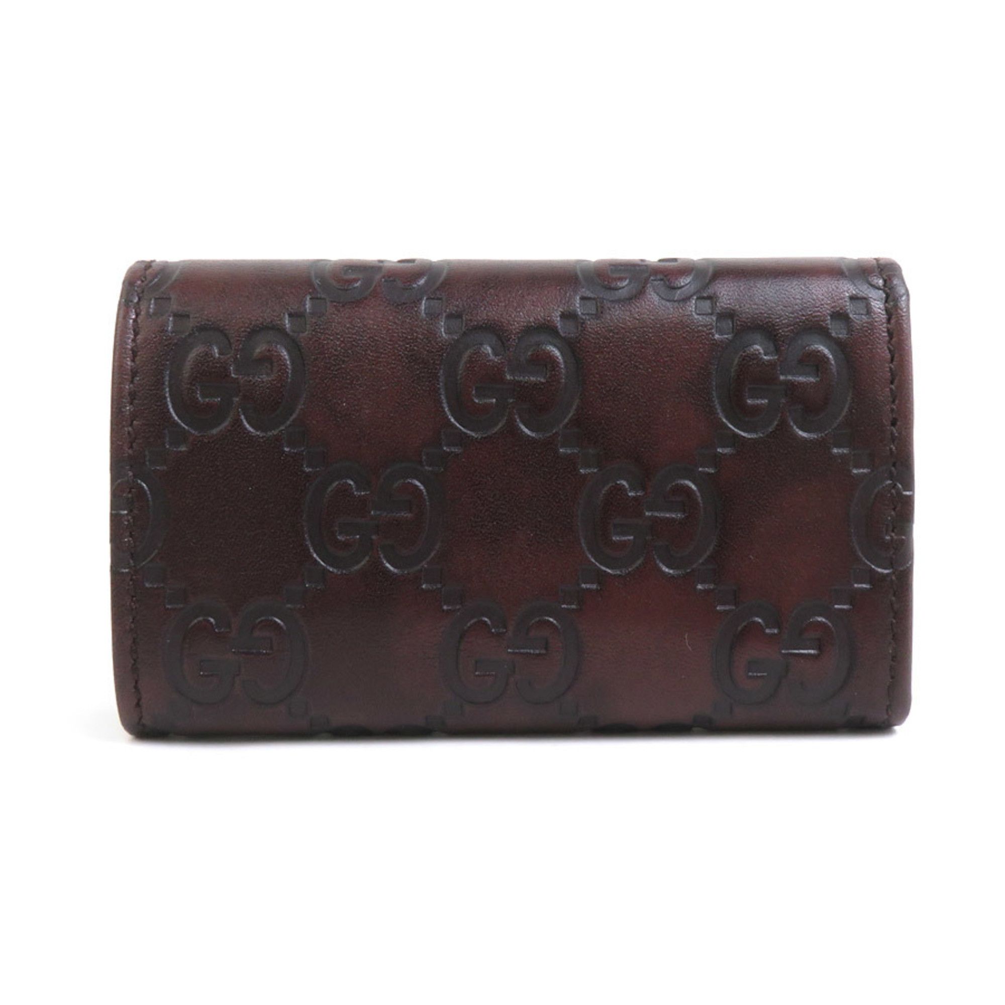 Gucci GUCCI key case leather brown men's women's 138093 h30803a Size ONE SIZE - 2 Thumbnail