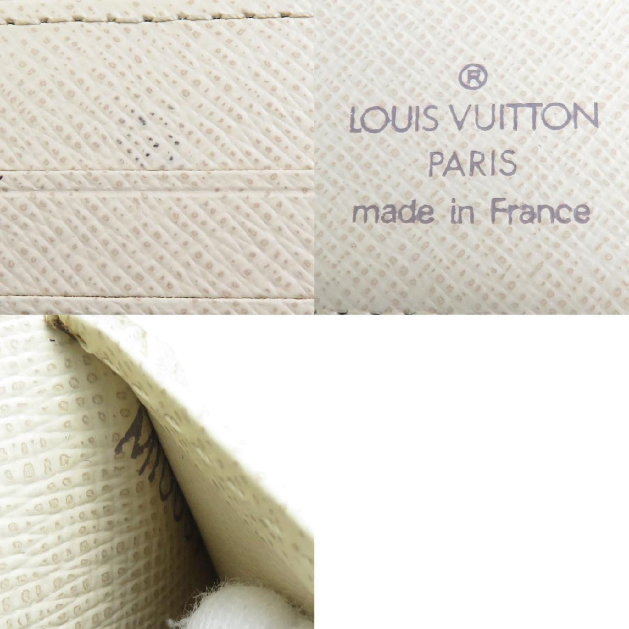 Louis Vuitton Louis Vuitton Bi-fold wallet Damier Azur Portefeuille Viennois canvas Ivory Men's Women's N61676 h30801a Size ONE SIZE - 5 Thumbnail