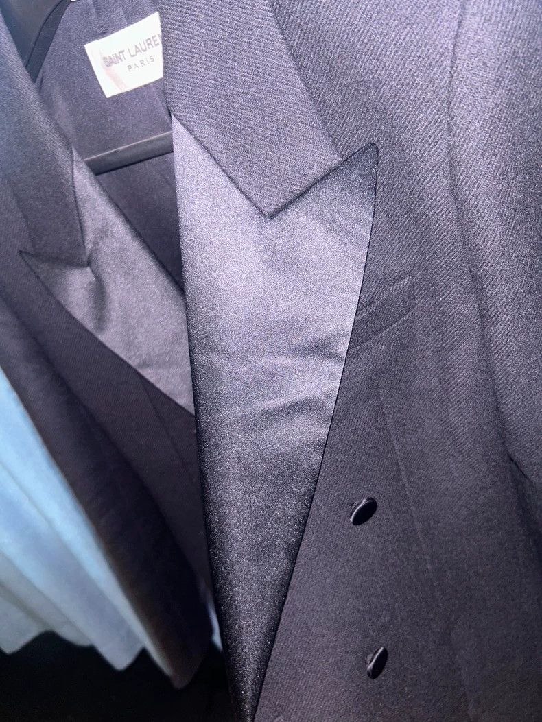 Saint Laurent Paris Saint Laurent Paris 23SS sword collar double breasted coat Size US S / EU 44-46 / 1 - 4 Thumbnail