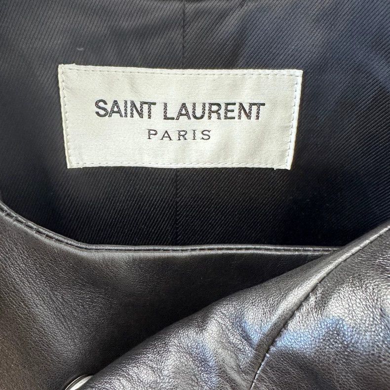 Saint Laurent Paris Saint Laurent Paris Long leather jacket Size US S / EU 44-46 / 1 - 6 Thumbnail