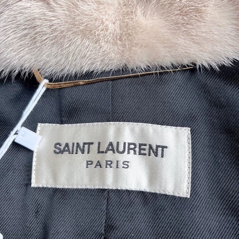 Saint Laurent Paris Saint Laurent Paris Mink jacket Size US XS / EU 42 / 0 - 5 Thumbnail