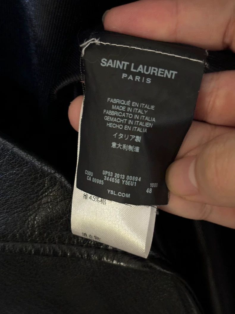 Saint Laurent Paris Saint Laurent Paris 14ss Dora Chain Leather Jacket Size US M / EU 48-50 / 2 - 5 Thumbnail
