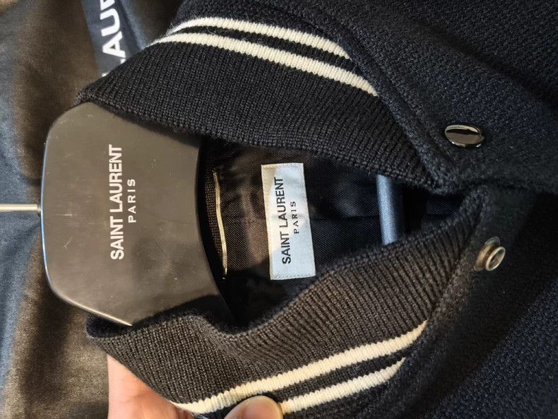 Saint Laurent Paris Saint Laurent Paris Classic baseball jacket Size US M / EU 48-50 / 2 - 3 Thumbnail