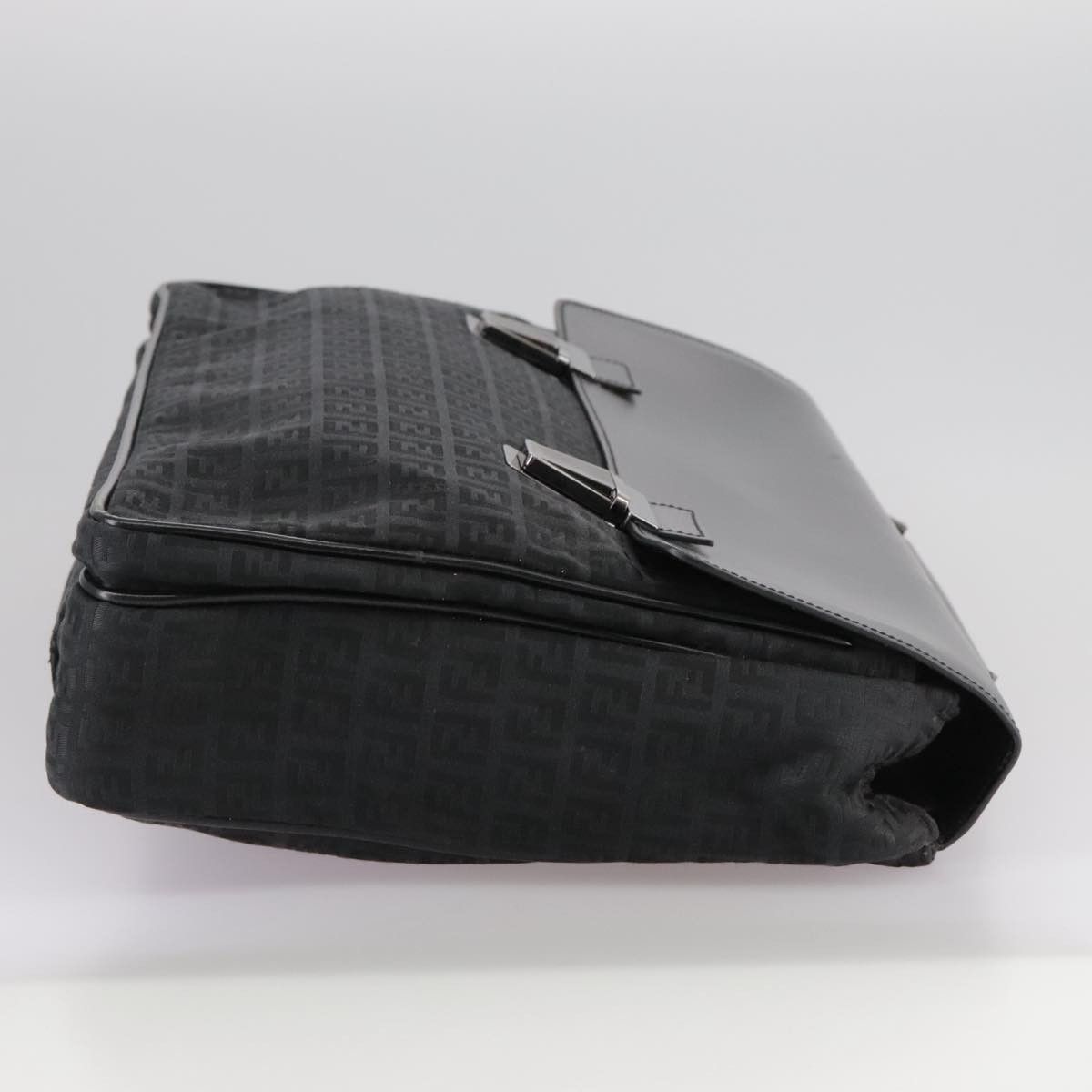 Fendi Zucchino Black Canvas Briefcase Bag (Pre-Owned) Size ONE SIZE - 4 Thumbnail