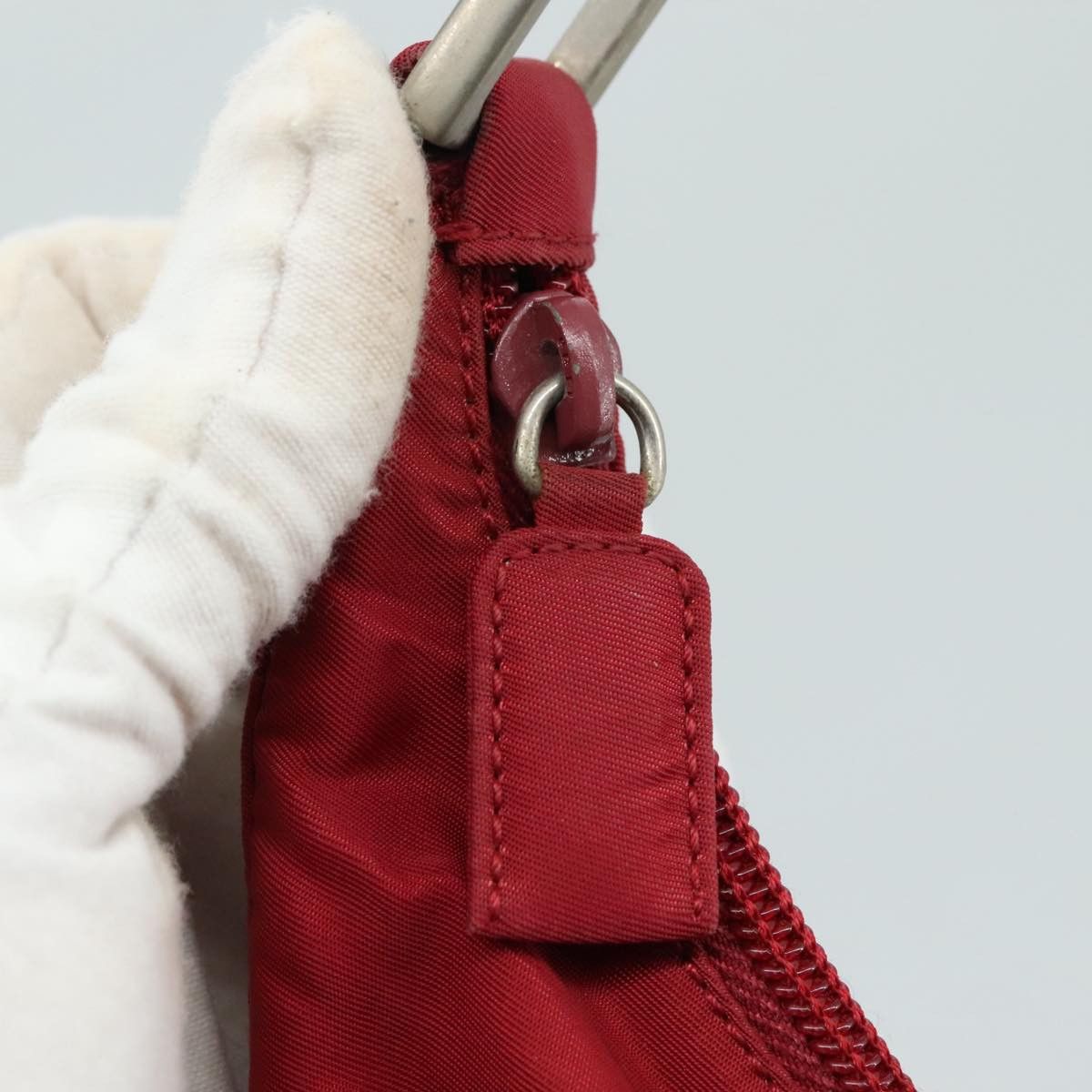 Prada Re-Nylon Red Synthetic Shoulder Bag (Pre-Owned) Size ONE SIZE - 11 Thumbnail
