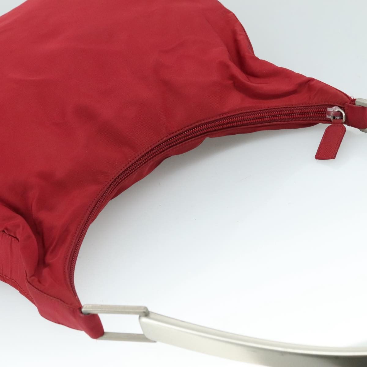 Prada Re-Nylon Red Synthetic Shoulder Bag (Pre-Owned) Size ONE SIZE - 17 Thumbnail