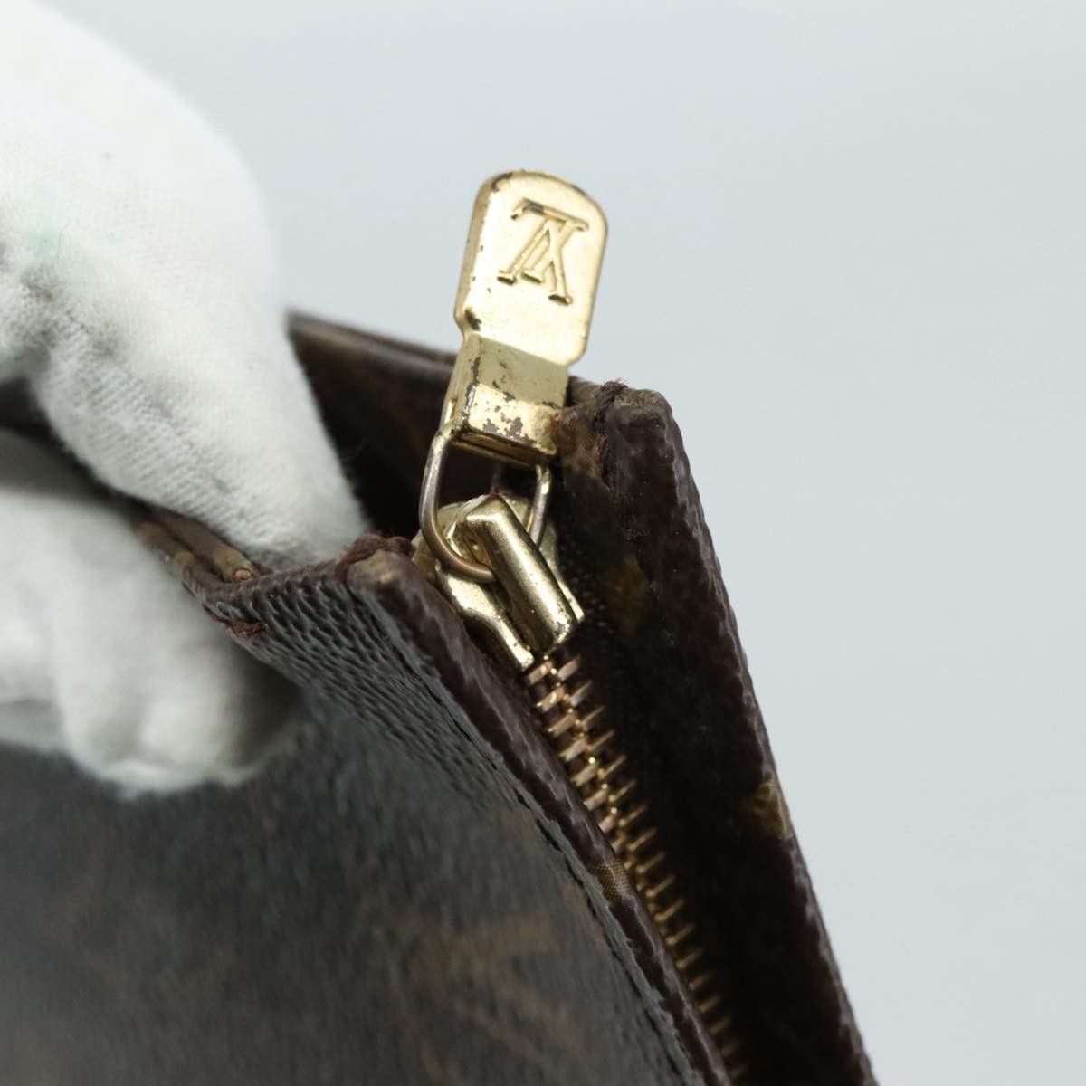 Louis Vuitton Trousse De Toilette Brown Canvas Clutch Bag (Pre-Owned) Size ONE SIZE - 9 Thumbnail