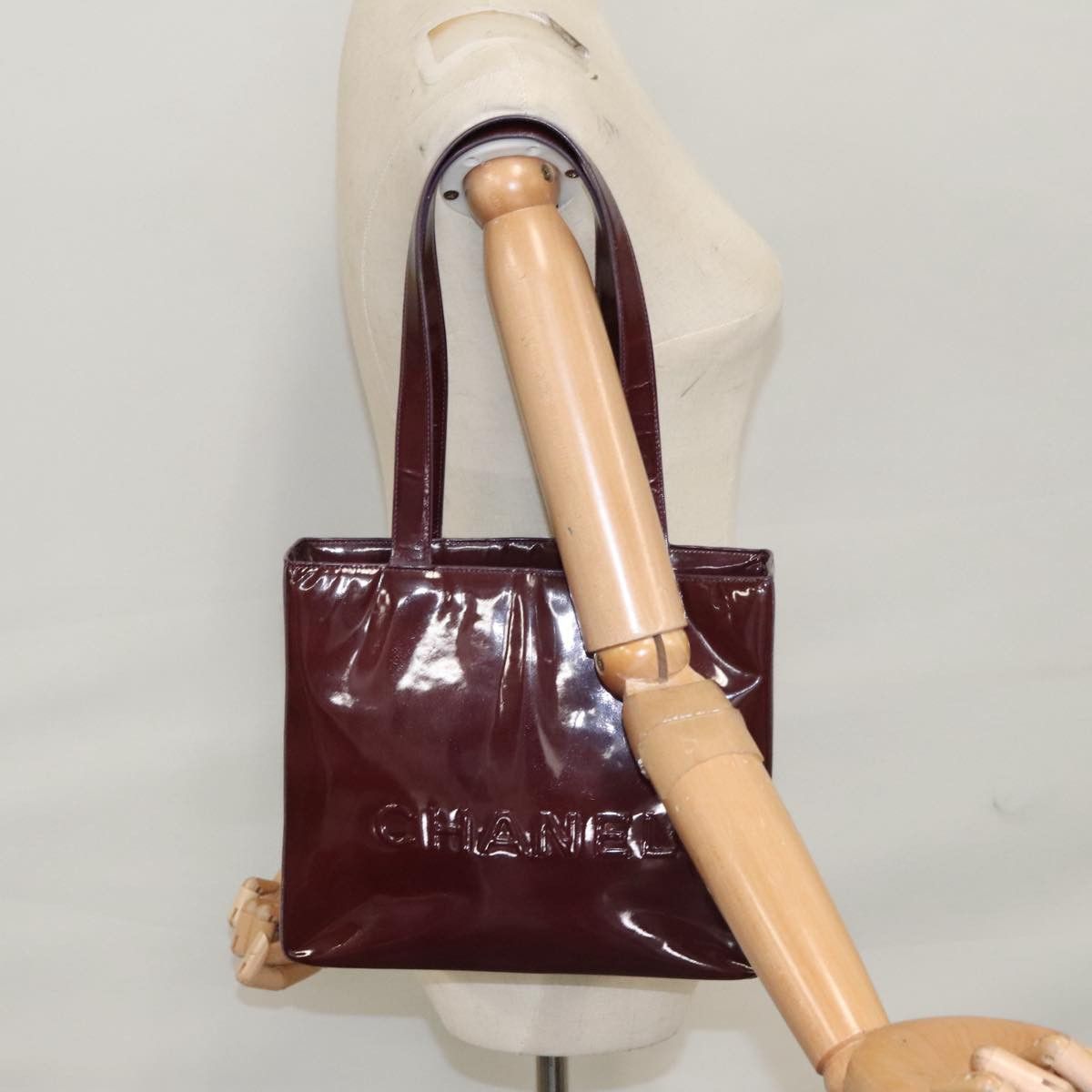 Chanel Brown Patent Leather Tote Bag (Pre-Owned) Size ONE SIZE - 15 Thumbnail