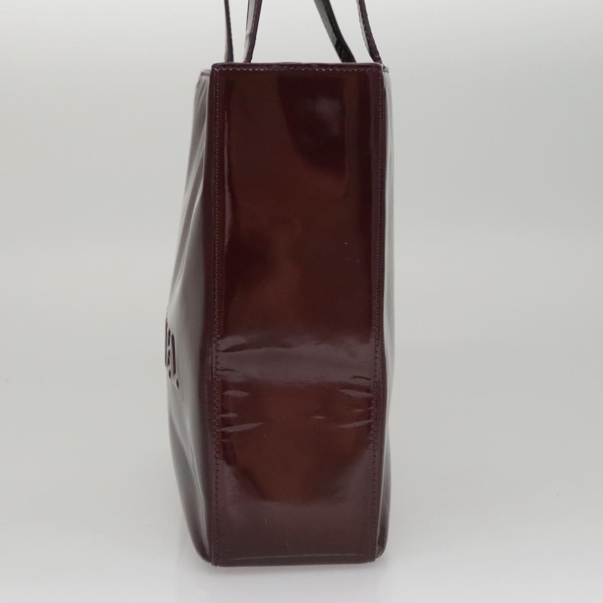 Chanel Brown Patent Leather Tote Bag (Pre-Owned) Size ONE SIZE - 3 Thumbnail