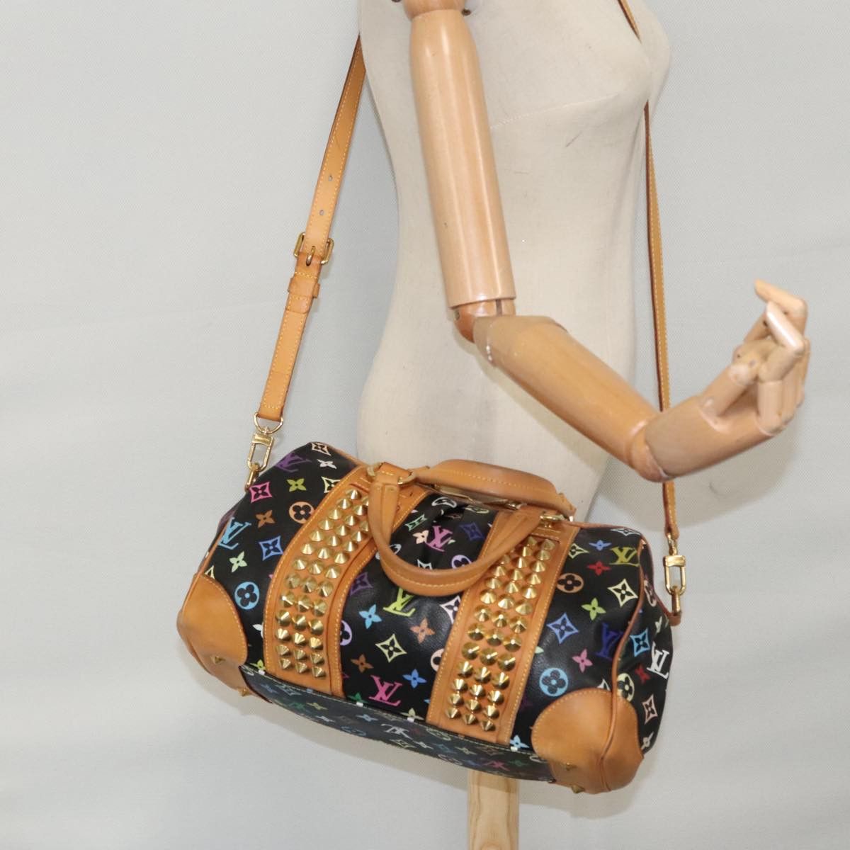 Louis Vuitton Courtney Multicolour Canvas Handbag (Pre-Owned) Size ONE SIZE - 16 Thumbnail