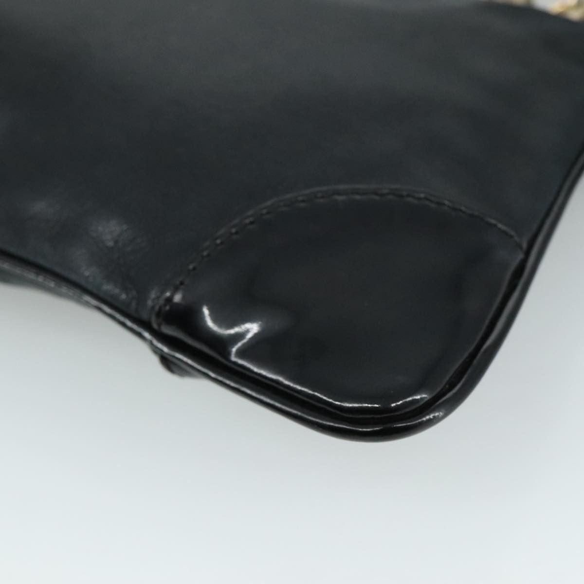 Chanel Camélia Black Leather Clutch Bag (Pre-Owned) Size ONE SIZE - 7 Thumbnail