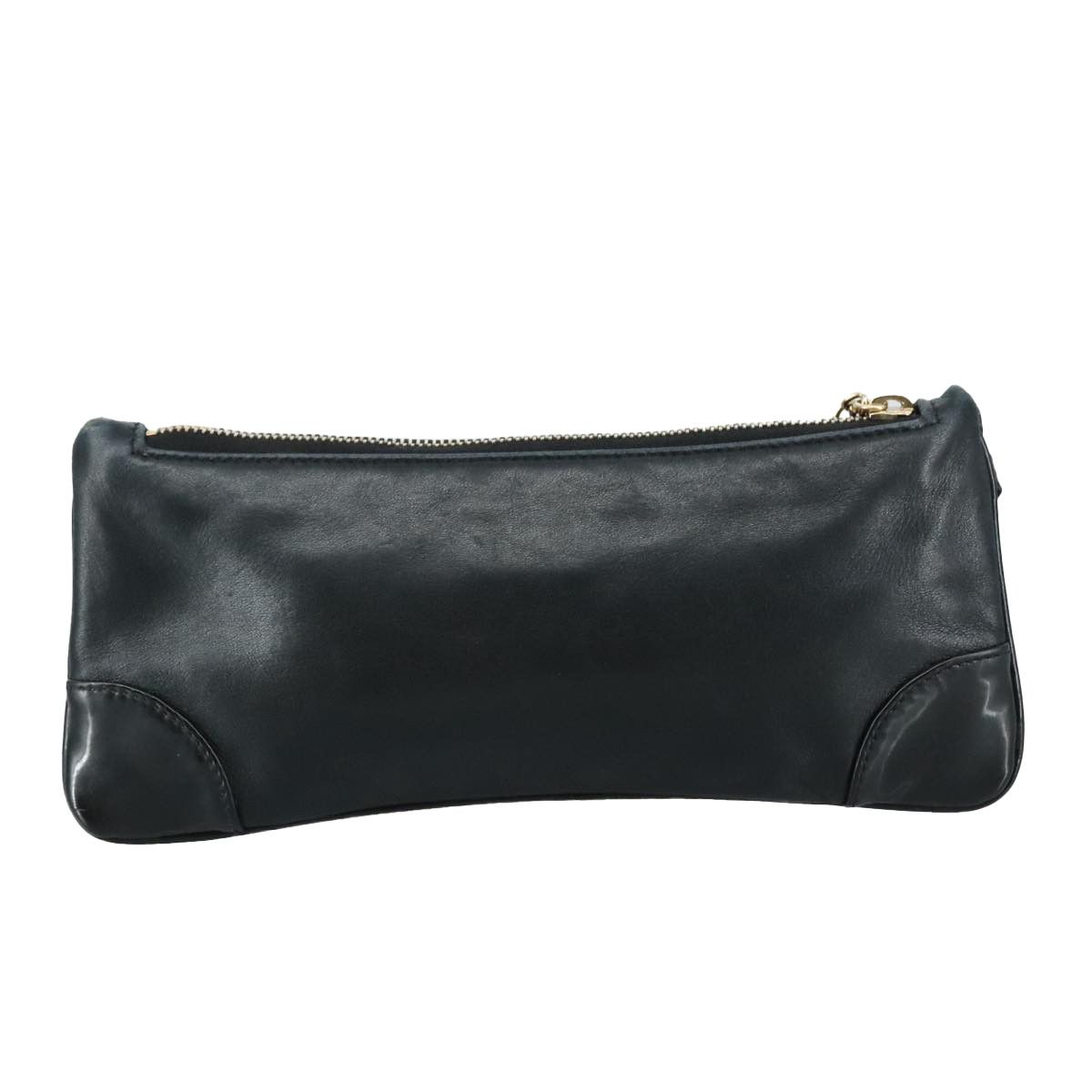 Chanel Camélia Black Leather Clutch Bag (Pre-Owned) Size ONE SIZE - 2 Thumbnail