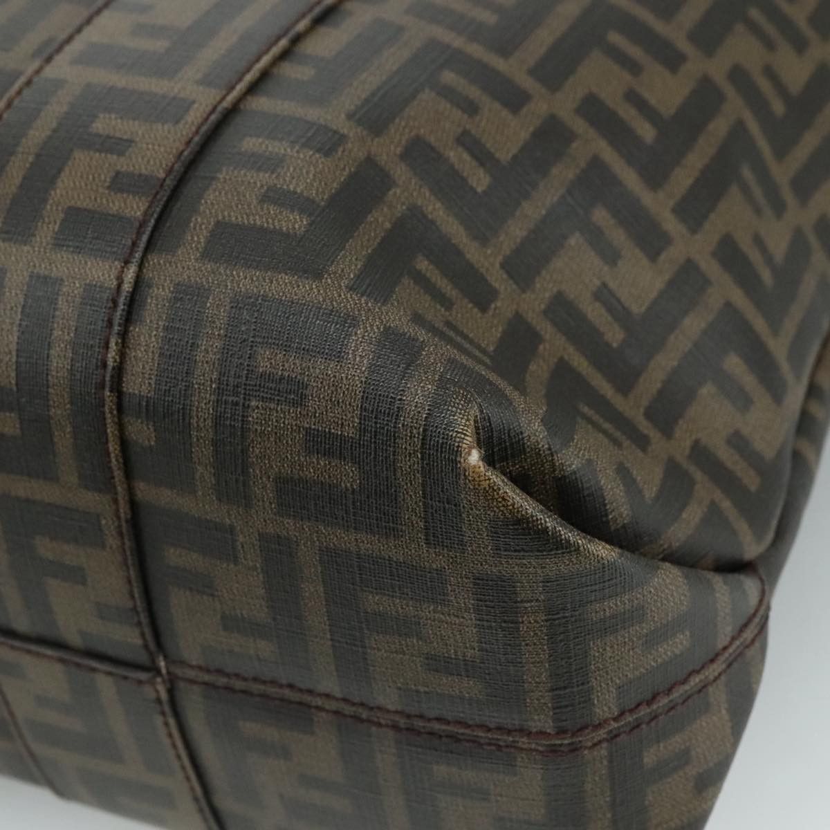 Fendi Zucca Brown Canvas Tote Bag (Pre-Owned) Size ONE SIZE - 9 Thumbnail