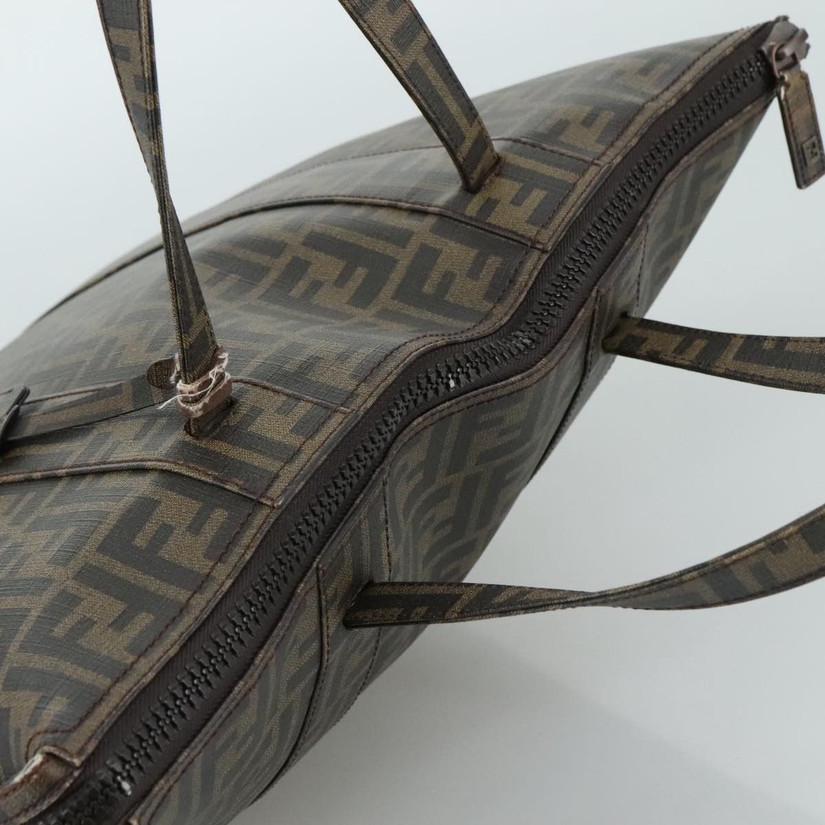 Fendi Zucca Brown Canvas Tote Bag (Pre-Owned) Size ONE SIZE - 18 Thumbnail