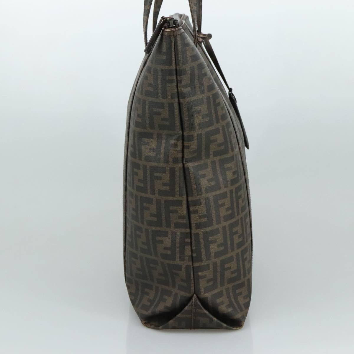Fendi Zucca Brown Canvas Tote Bag (Pre-Owned) Size ONE SIZE - 3 Thumbnail