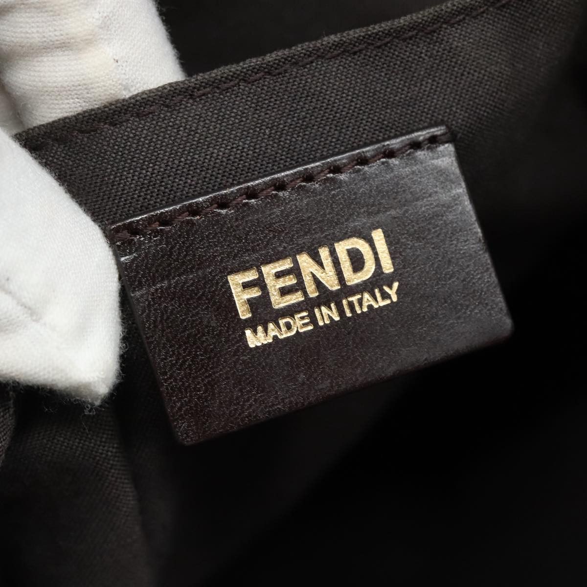 Fendi Zucca Brown Canvas Tote Bag (Pre-Owned) Size ONE SIZE - 14 Thumbnail