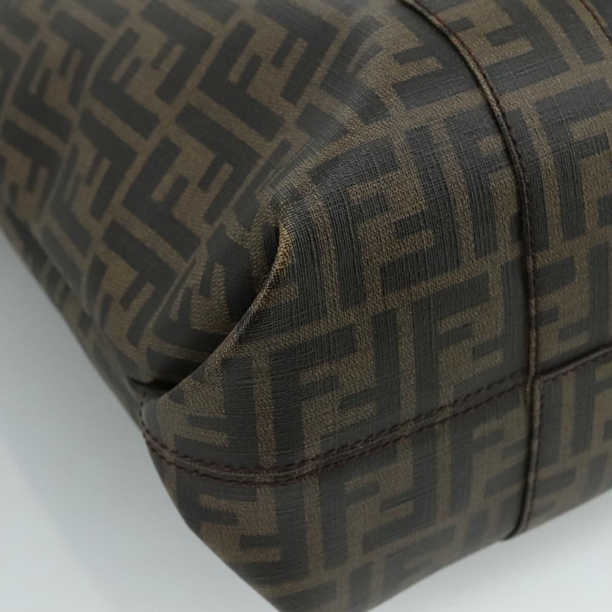 Fendi Zucca Brown Canvas Tote Bag (Pre-Owned) Size ONE SIZE - 10 Thumbnail