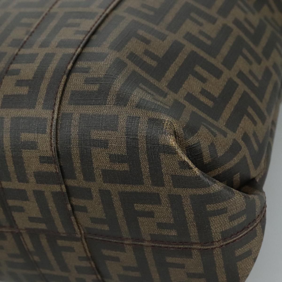 Fendi Zucca Brown Canvas Tote Bag (Pre-Owned) Size ONE SIZE - 7 Thumbnail