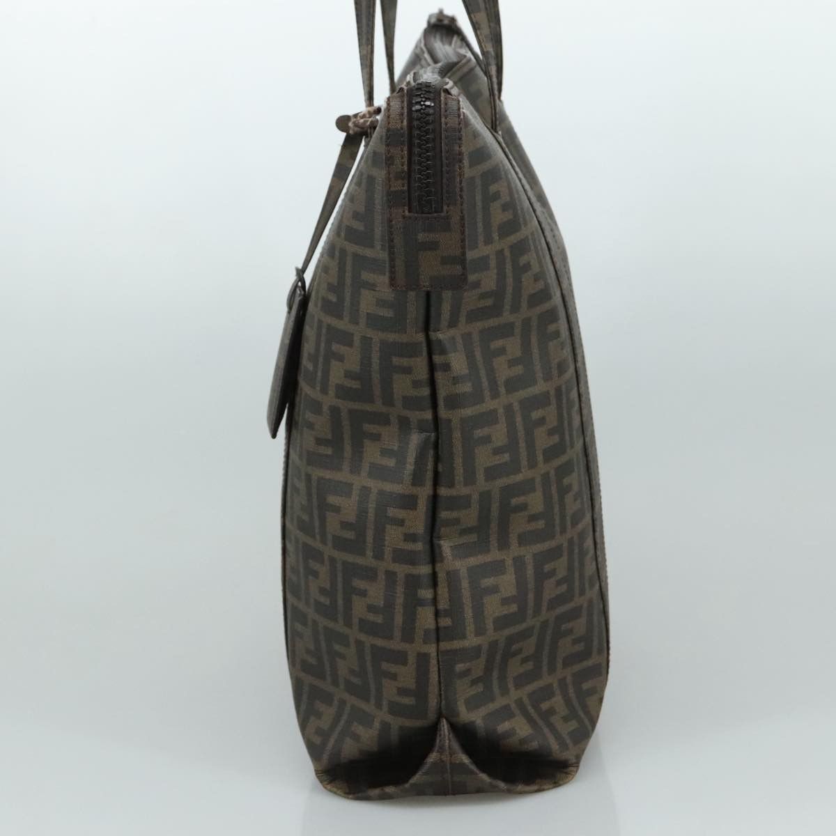 Fendi Zucca Brown Canvas Tote Bag (Pre-Owned) Size ONE SIZE - 4 Thumbnail