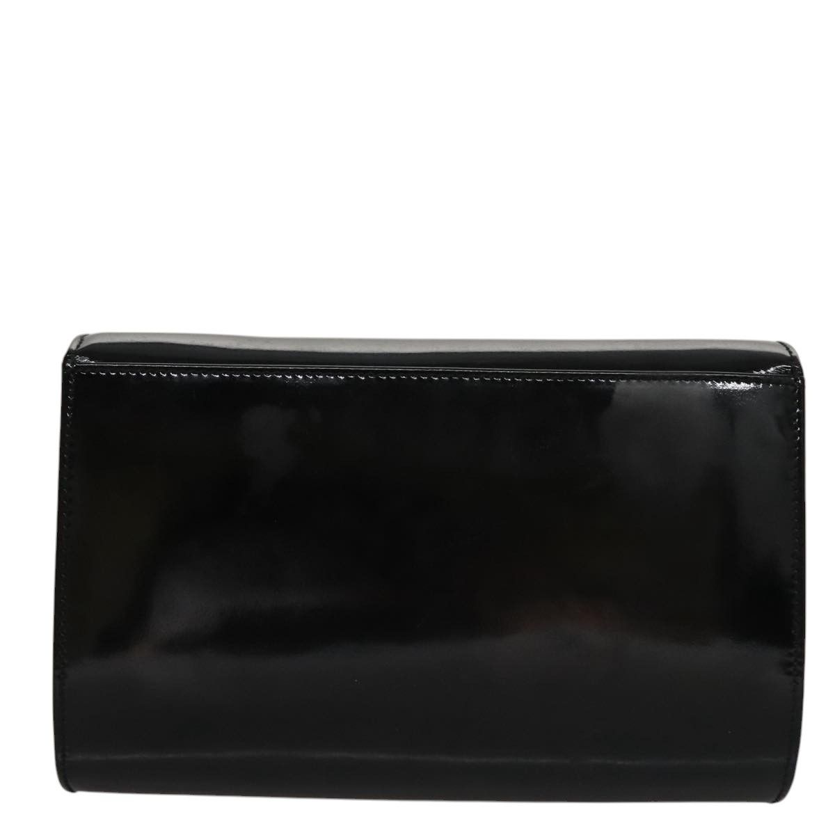 Salvatore Ferragamo Gancini Black Patent Leather Shoulder Bag (Pre-Owned) Size ONE SIZE - 2 Thumbnail