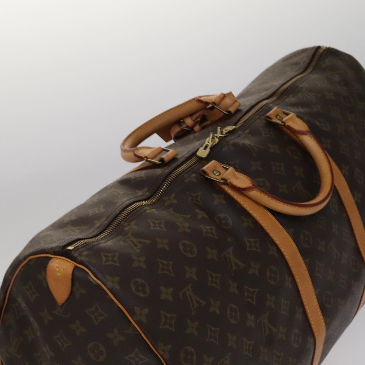 Louis Vuitton Keepall 60 Brown Canvas Travel Bag (Pre-Owned) Size ONE SIZE - 18 Thumbnail