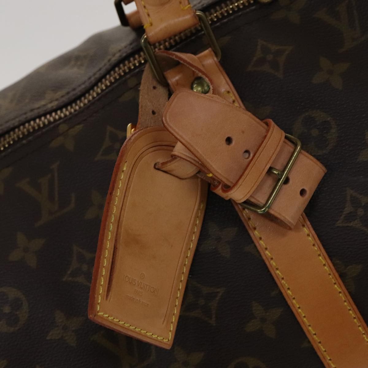 Louis Vuitton Keepall 60 Brown Canvas Travel Bag (Pre-Owned) Size ONE SIZE - 15 Thumbnail