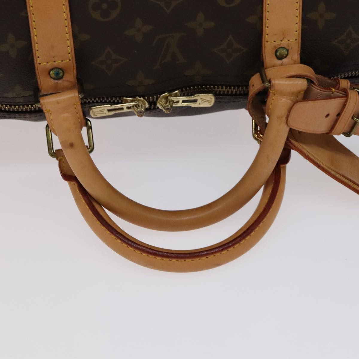 Louis Vuitton Keepall 60 Brown Canvas Travel Bag (Pre-Owned) Size ONE SIZE - 5 Thumbnail