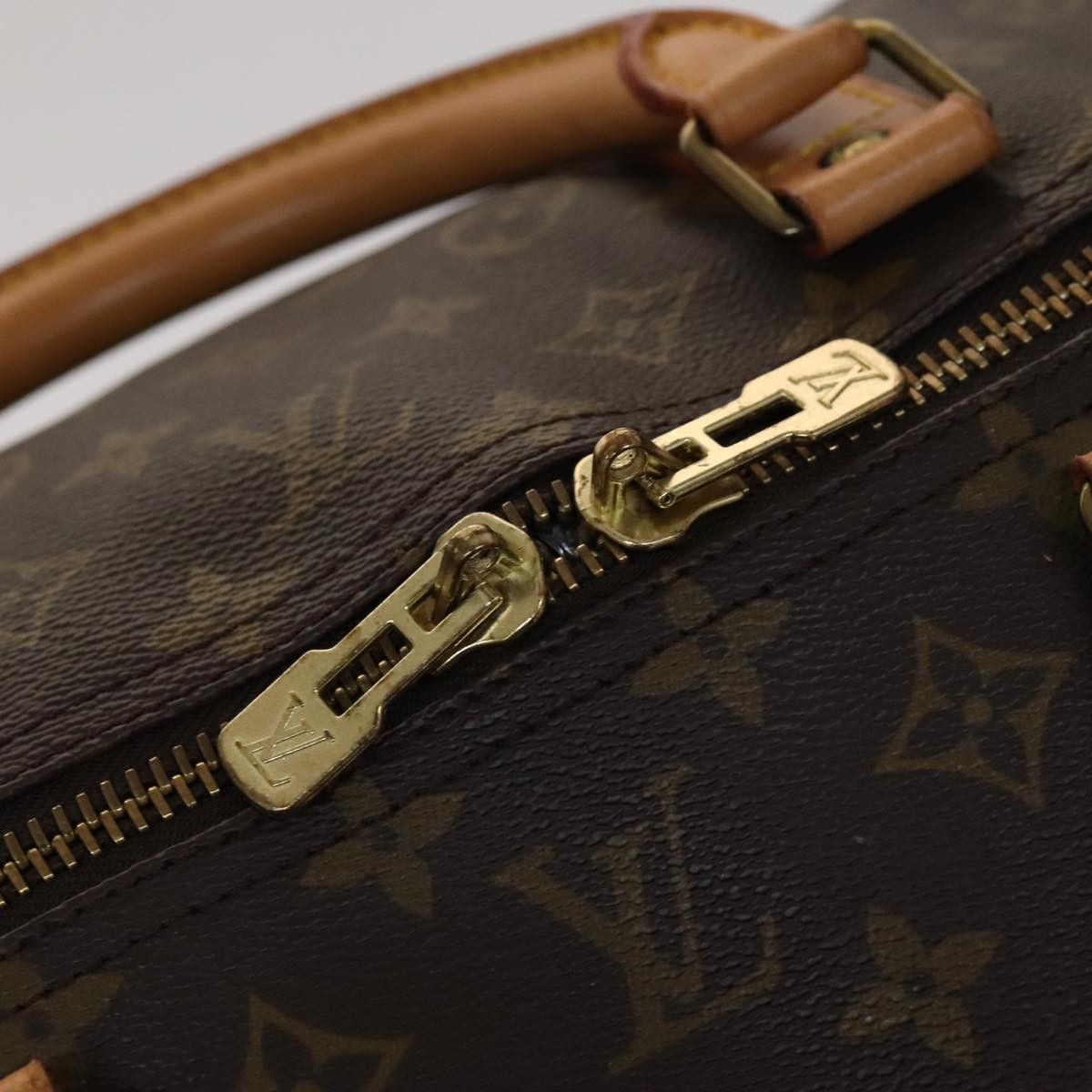 Louis Vuitton Keepall 60 Brown Canvas Travel Bag (Pre-Owned) Size ONE SIZE - 11 Thumbnail