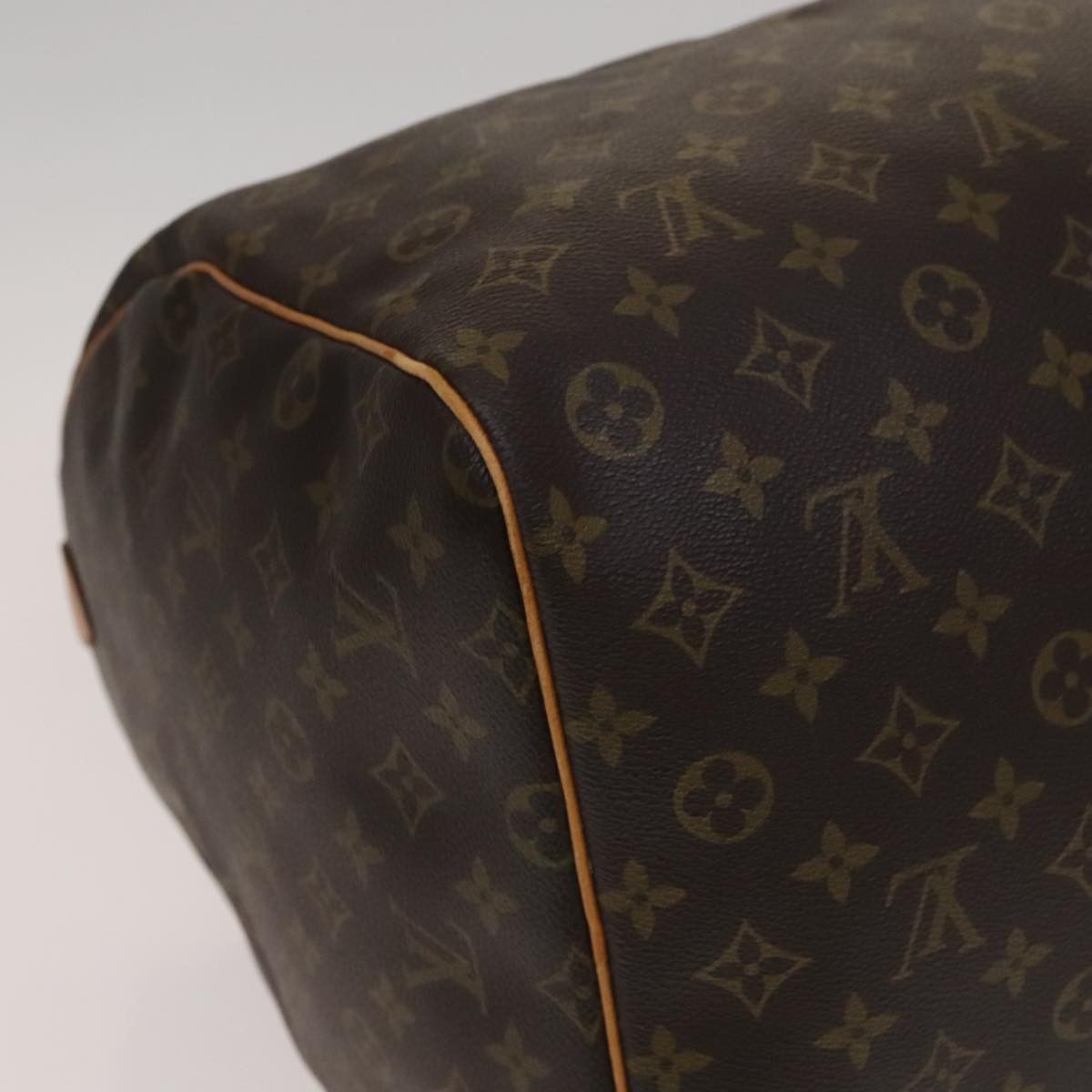 Louis Vuitton Keepall 60 Brown Canvas Travel Bag (Pre-Owned) Size ONE SIZE - 10 Thumbnail
