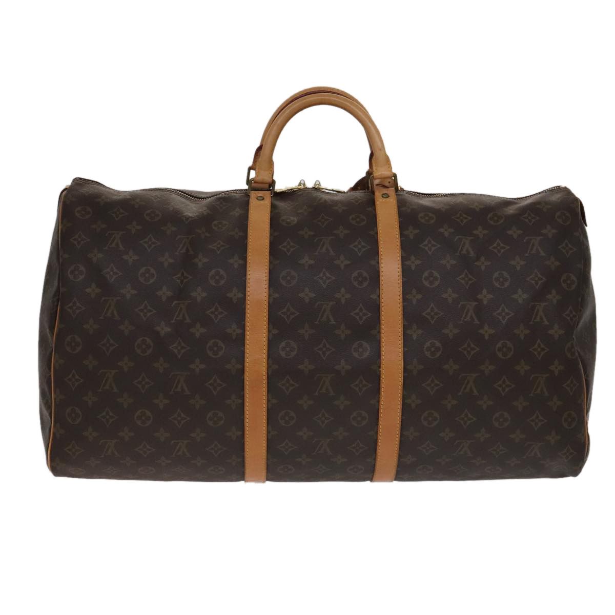 Louis Vuitton Keepall 60 Brown Canvas Travel Bag (Pre-Owned) Size ONE SIZE - 2 Thumbnail