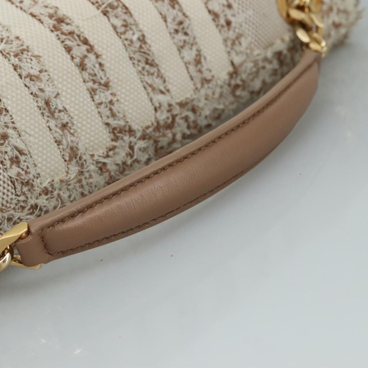 Burberry Tb Beige Canvas Handbag (Pre-Owned) Size ONE SIZE - 5 Thumbnail