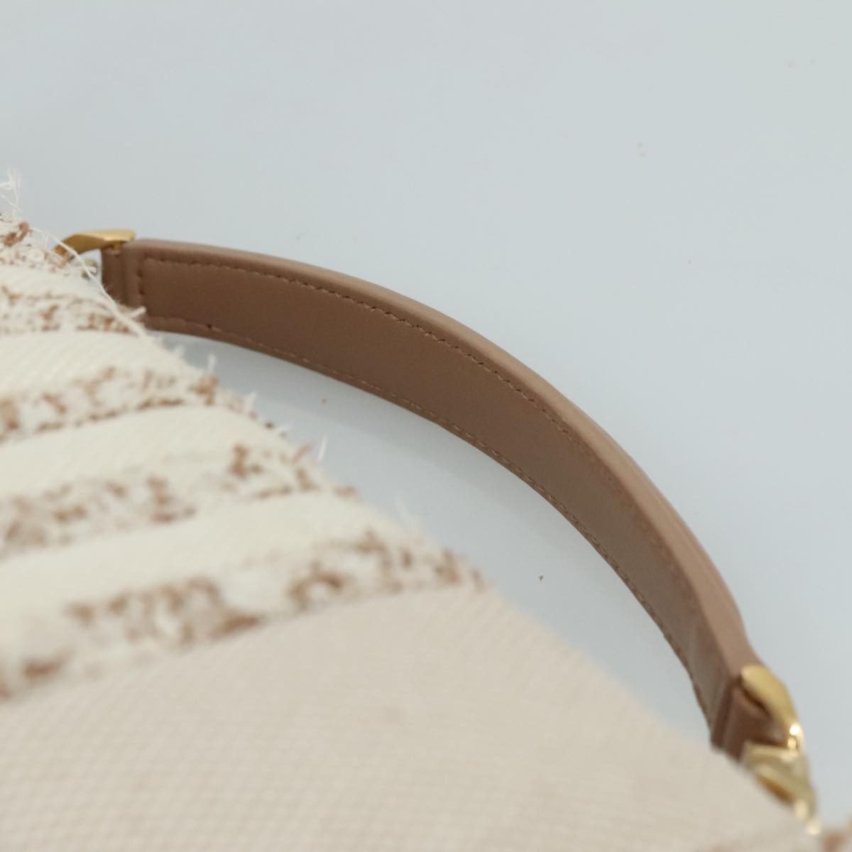 Burberry Tb Beige Canvas Handbag (Pre-Owned) Size ONE SIZE - 6 Thumbnail