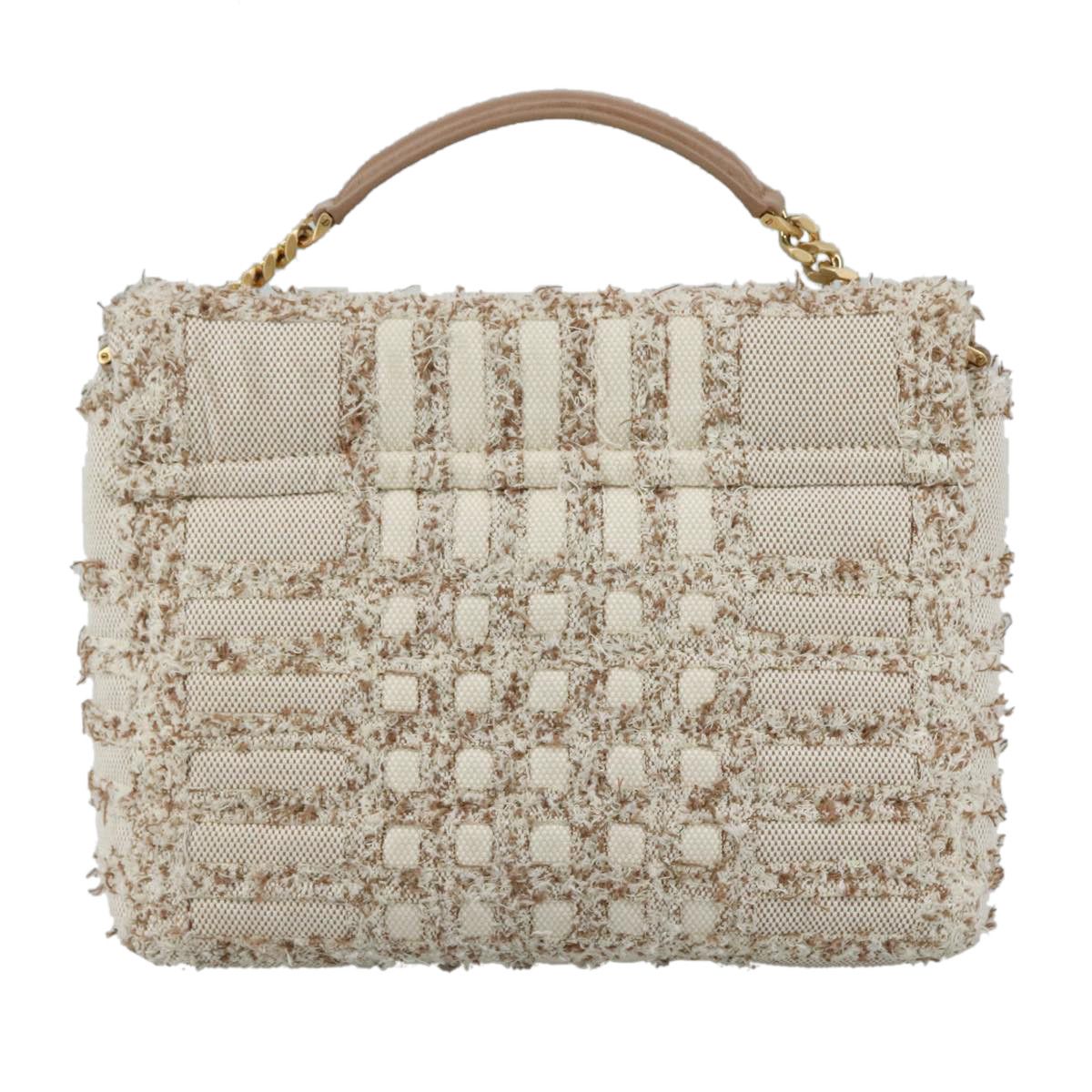 Burberry Tb Beige Canvas Handbag (Pre-Owned) Size ONE SIZE - 2 Thumbnail