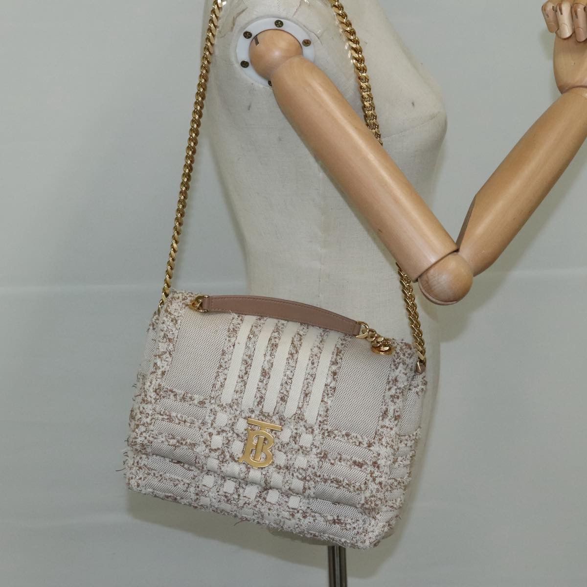 Burberry Tb Beige Canvas Handbag (Pre-Owned) Size ONE SIZE - 14 Thumbnail