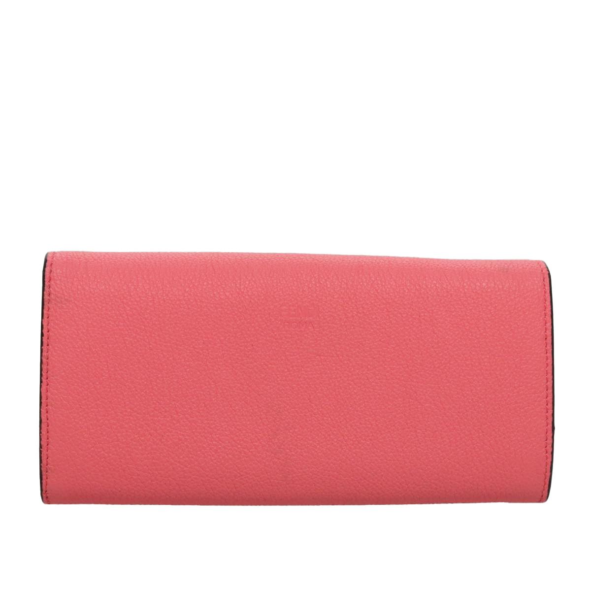 Fendi Peekaboo Pink Leather Wallet (Pre-Owned) Size ONE SIZE - 2 Thumbnail