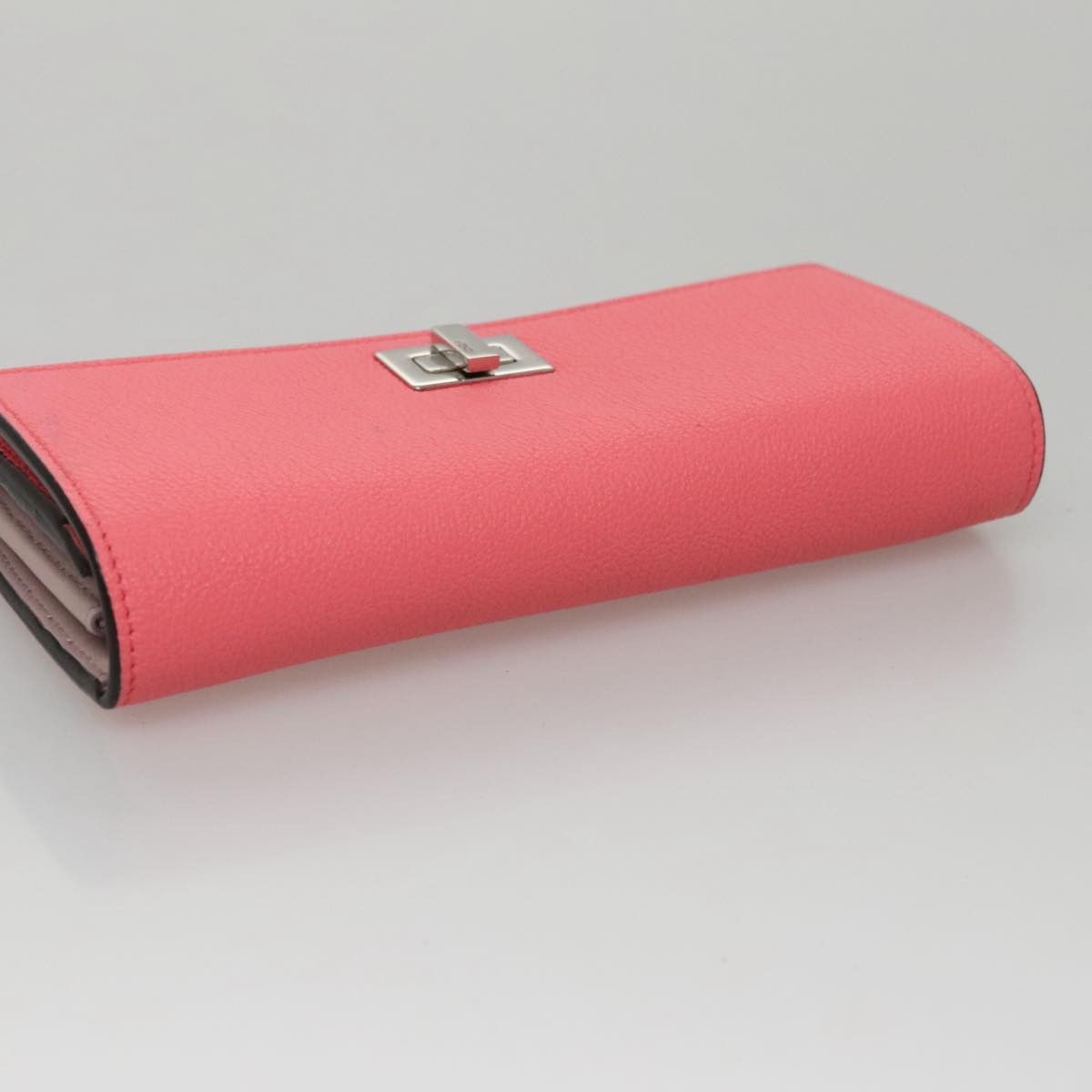 Fendi Peekaboo Pink Leather Wallet (Pre-Owned) Size ONE SIZE - 16 Thumbnail