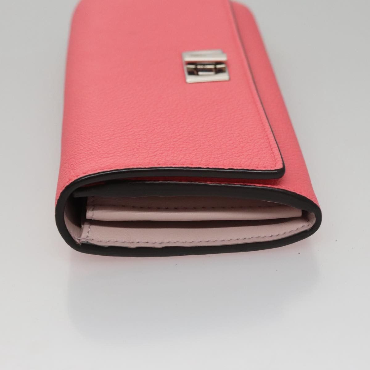 Fendi Peekaboo Pink Leather Wallet (Pre-Owned) Size ONE SIZE - 4 Thumbnail