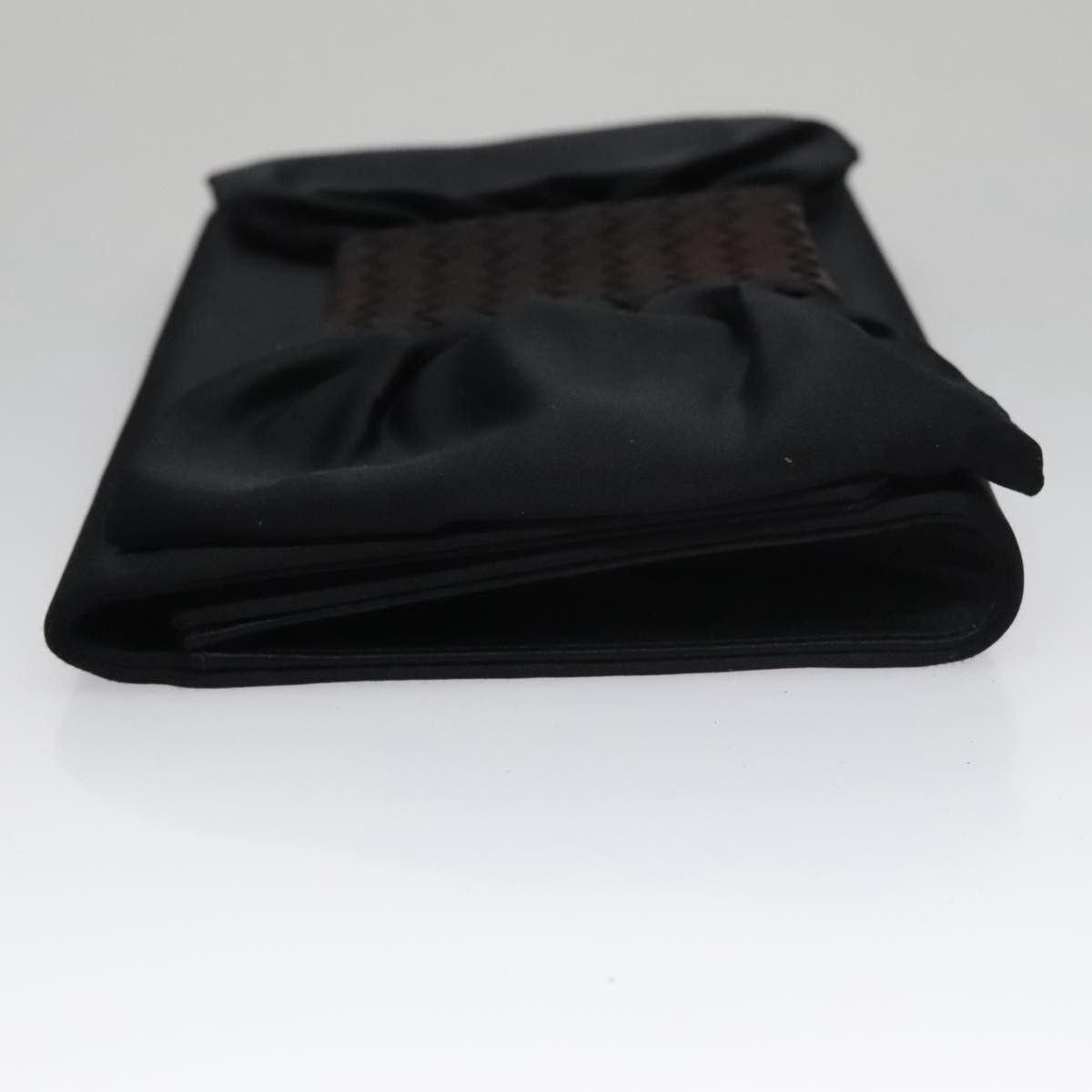 Bottega Veneta Black Silk Clutch Bag (Pre-Owned) Size ONE SIZE - 4 Thumbnail