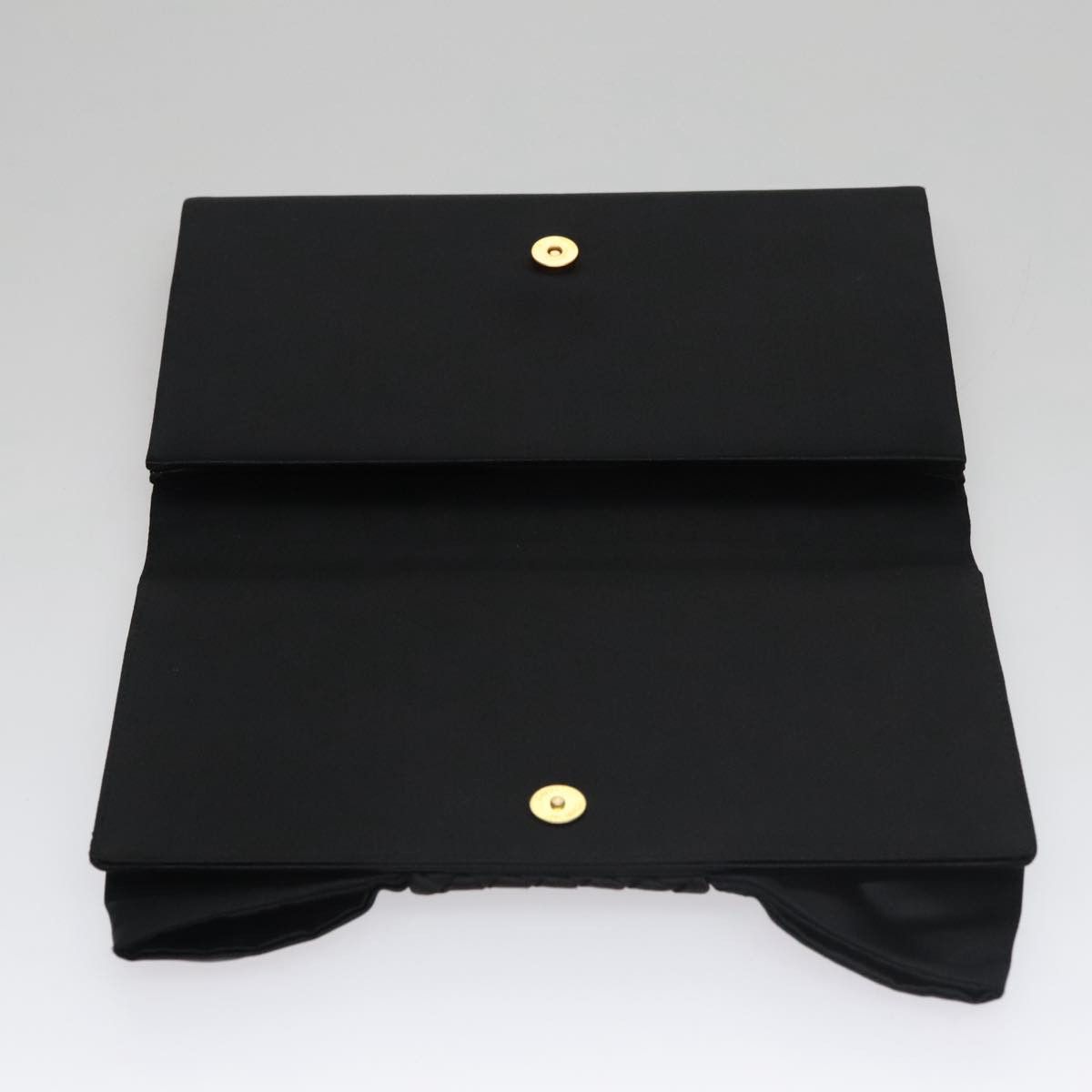 Bottega Veneta Black Silk Clutch Bag (Pre-Owned) Size ONE SIZE - 15 Thumbnail
