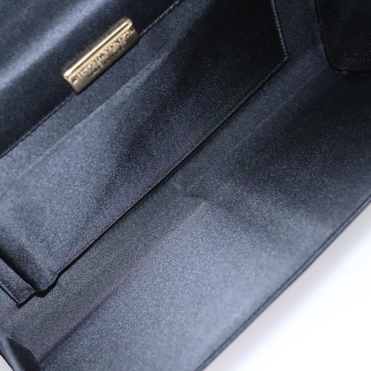 Bottega Veneta Black Silk Clutch Bag (Pre-Owned) Size ONE SIZE - 10 Thumbnail