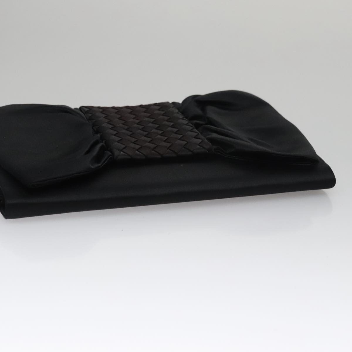 Bottega Veneta Black Silk Clutch Bag (Pre-Owned) Size ONE SIZE - 13 Thumbnail
