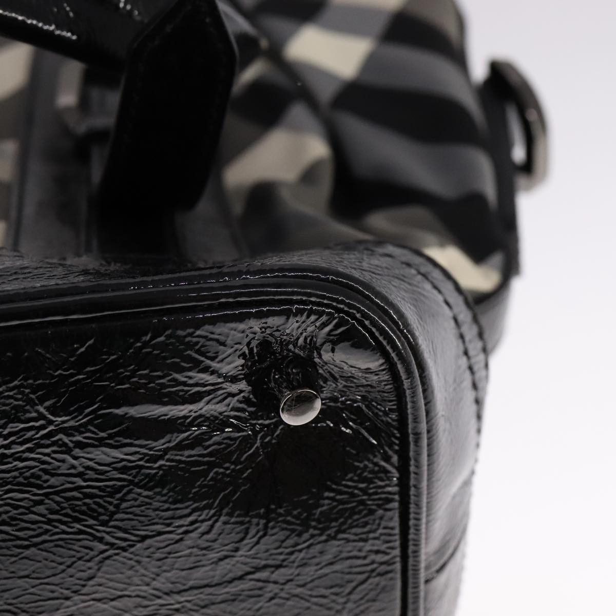 Burberry Nova Check Black Synthetic Handbag (Pre-Owned) Size ONE SIZE - 10 Thumbnail