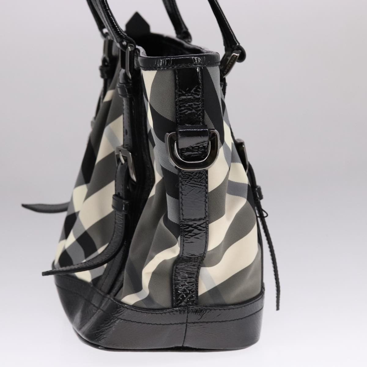 Burberry Nova Check Black Synthetic Handbag (Pre-Owned) Size ONE SIZE - 3 Thumbnail